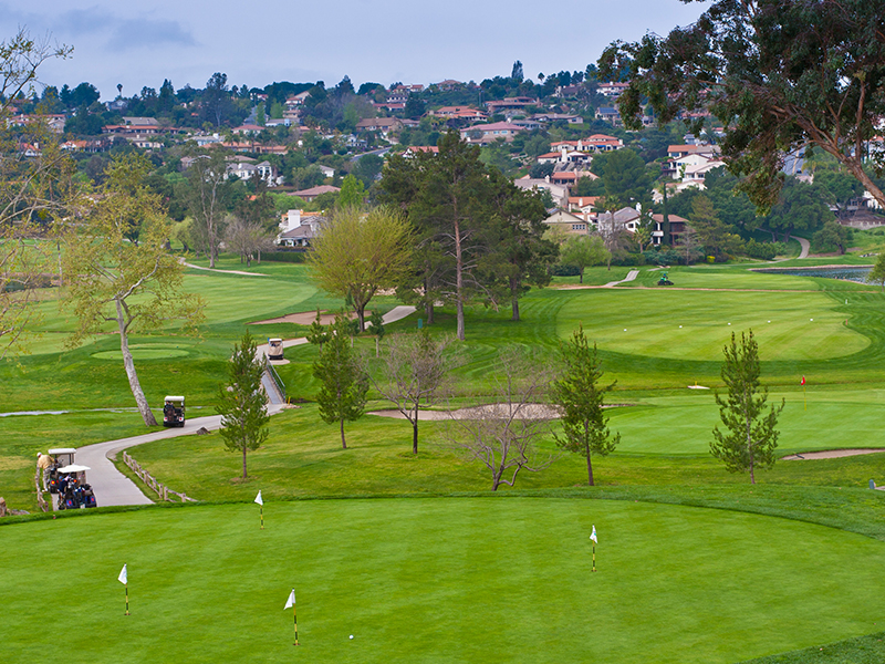 golf course in retirement