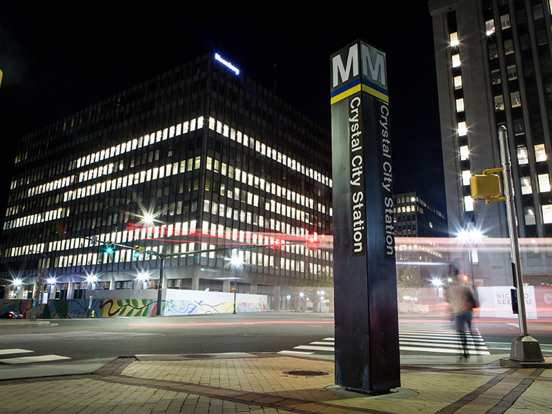 crystal city metro stop